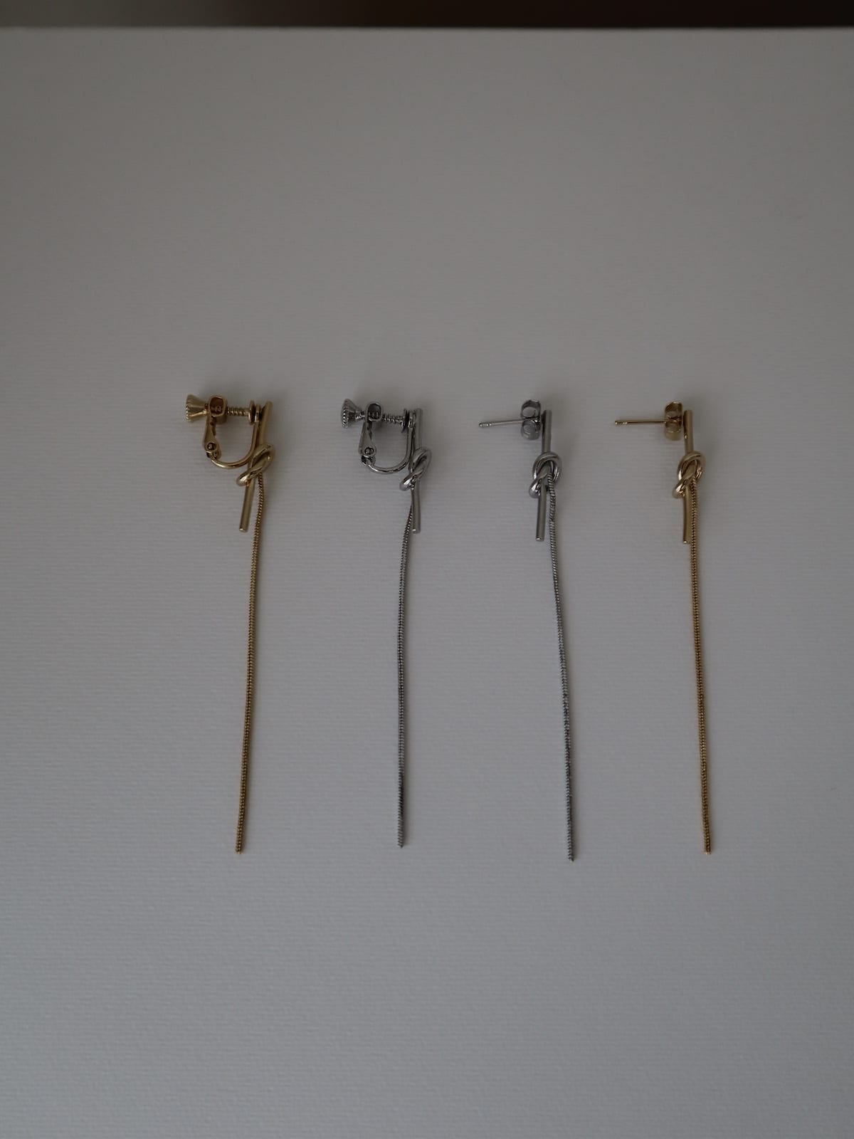 knot long pierce/earing