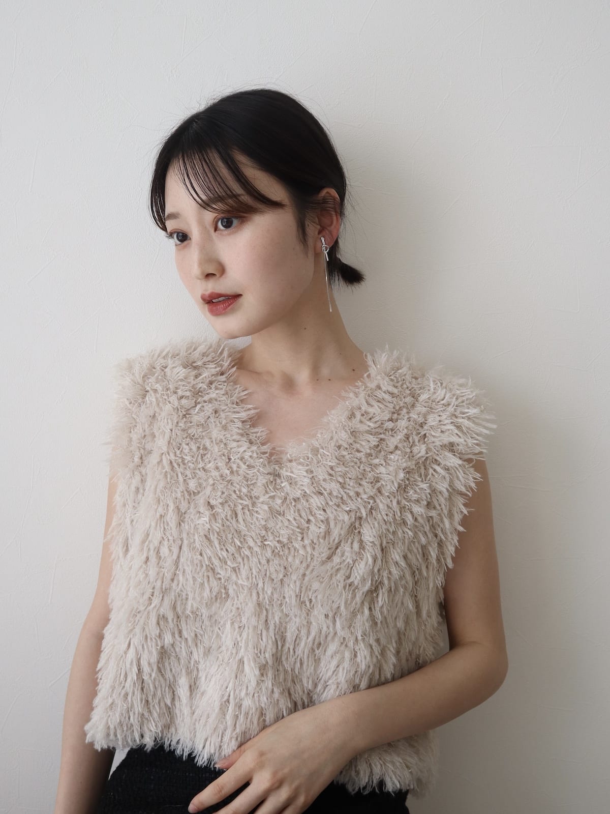 knot long pierce/earing