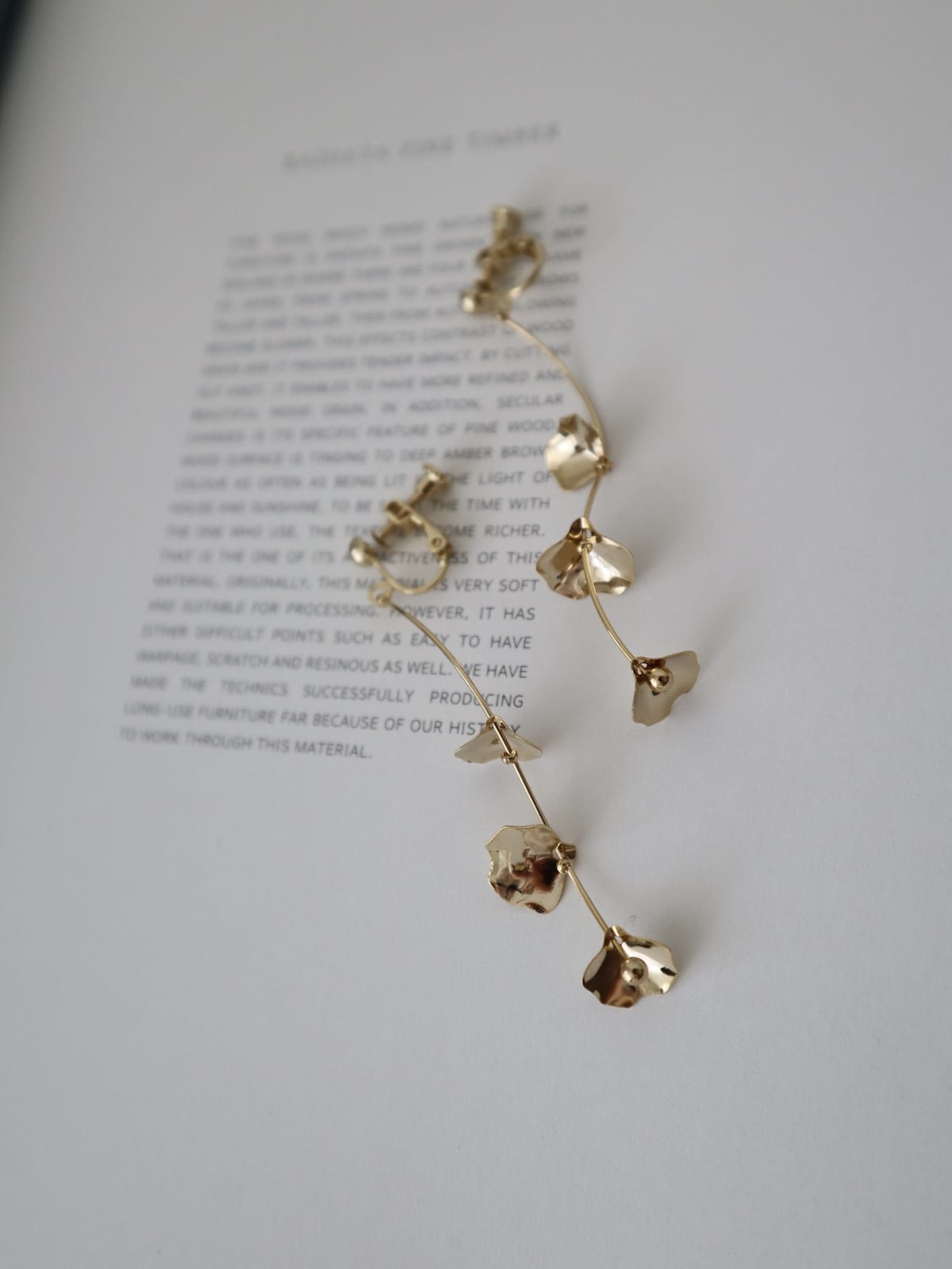 blooming pierce/earing