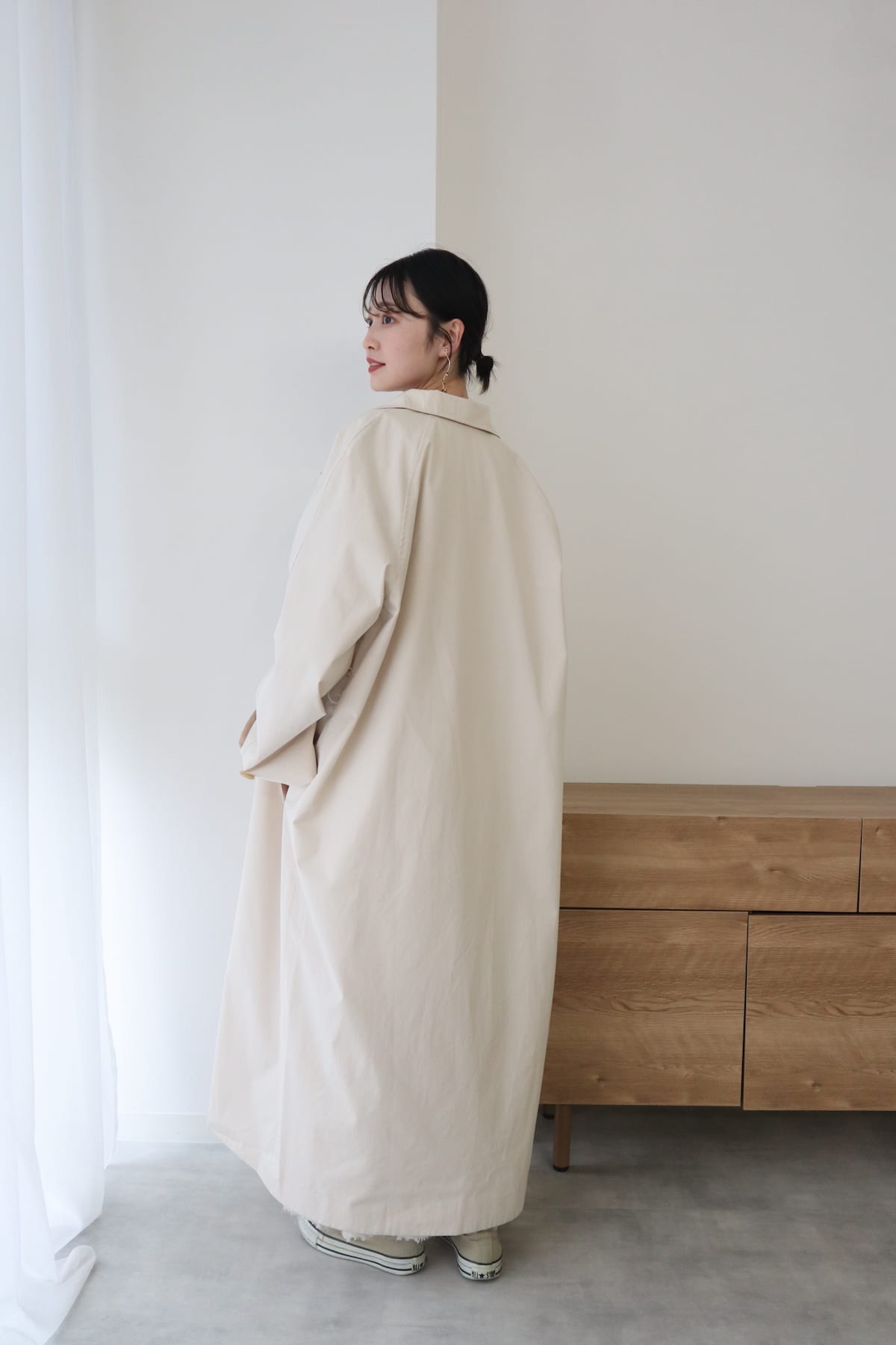 standcollar spring coat