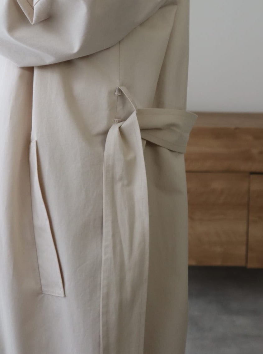 standcollar spring coat