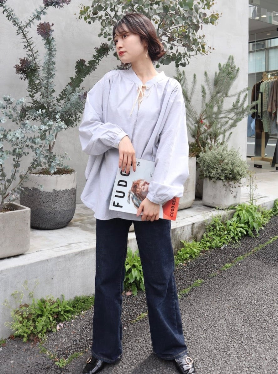 chiffon flare blouse