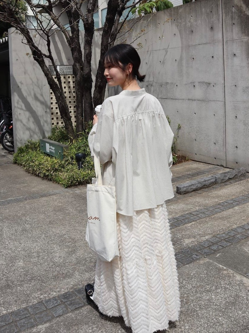 chiffon flare blouse