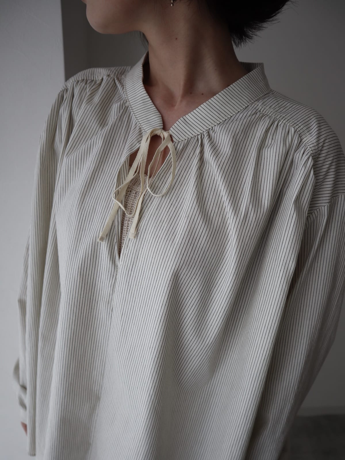 chiffon flare blouse