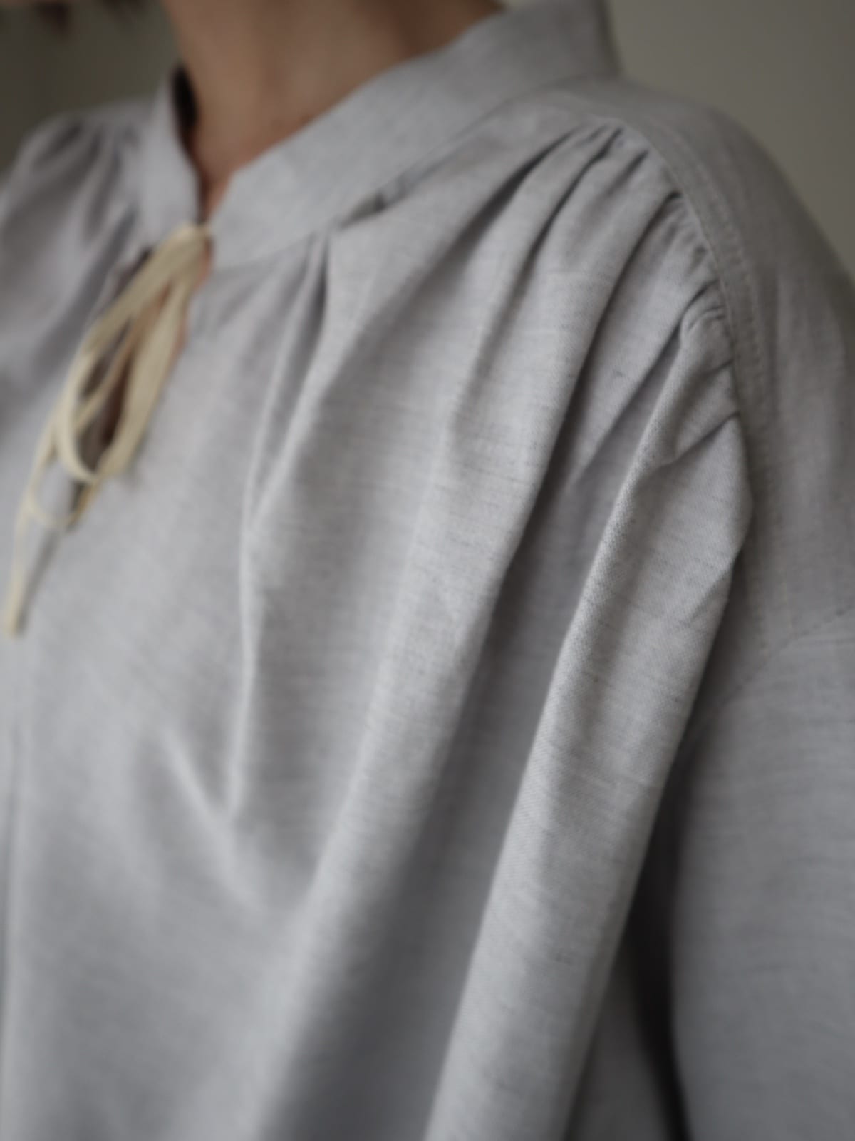 chiffon flare blouse