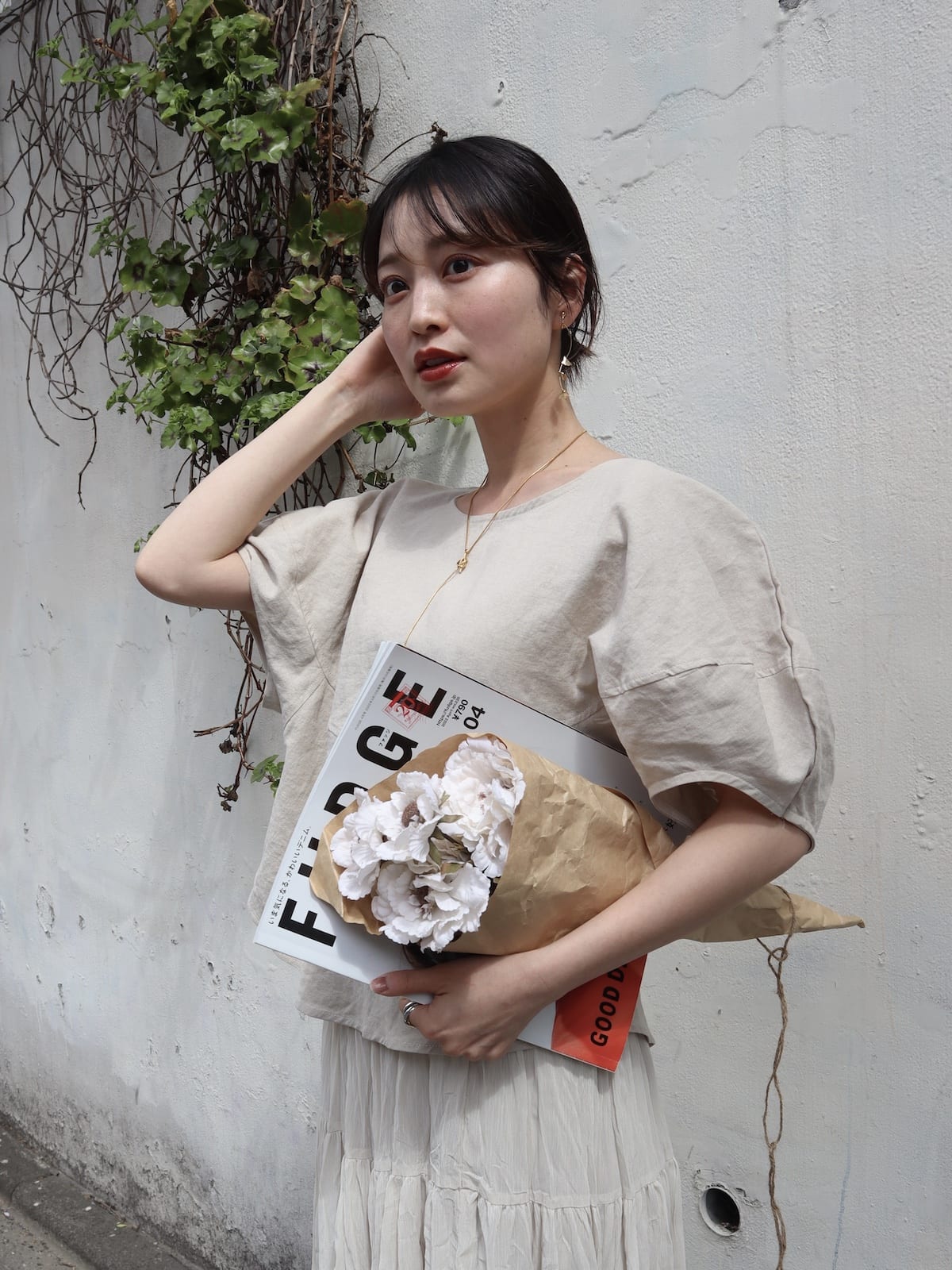 puff sleeve linen tops