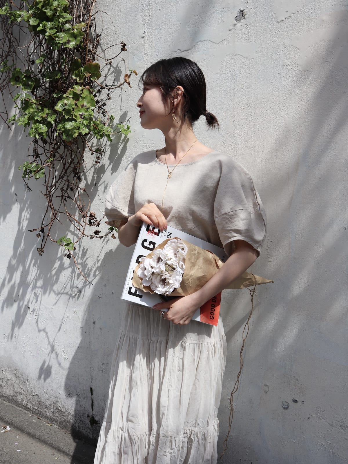puff sleeve linen tops
