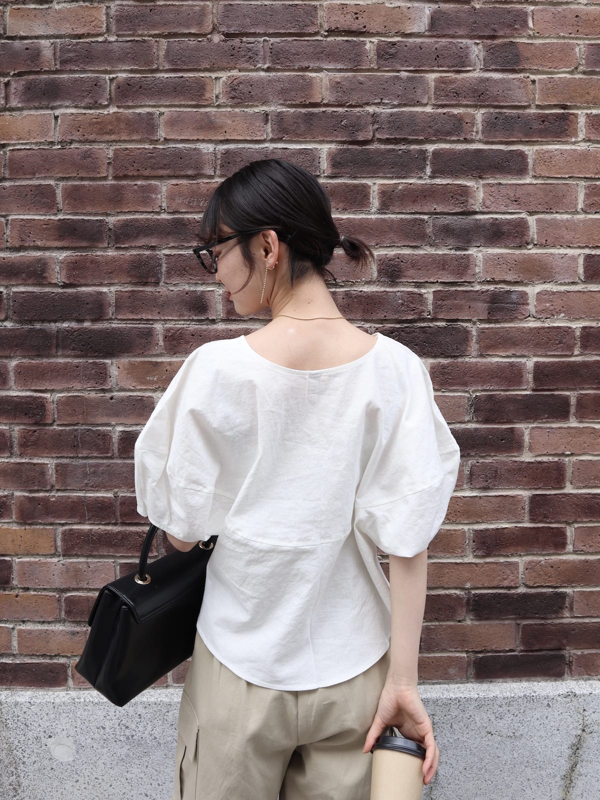 puff sleeve linen tops