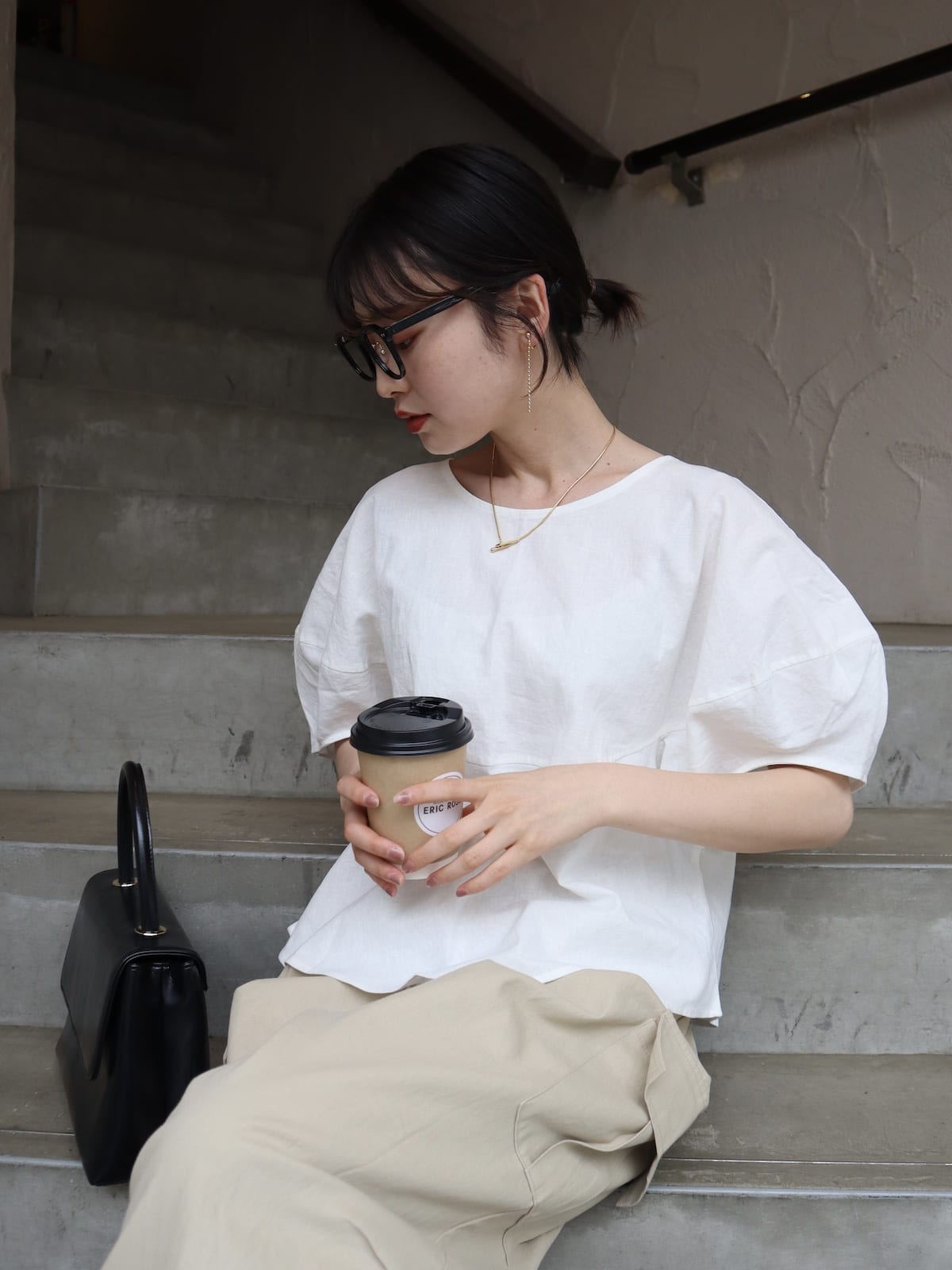 puff sleeve linen tops