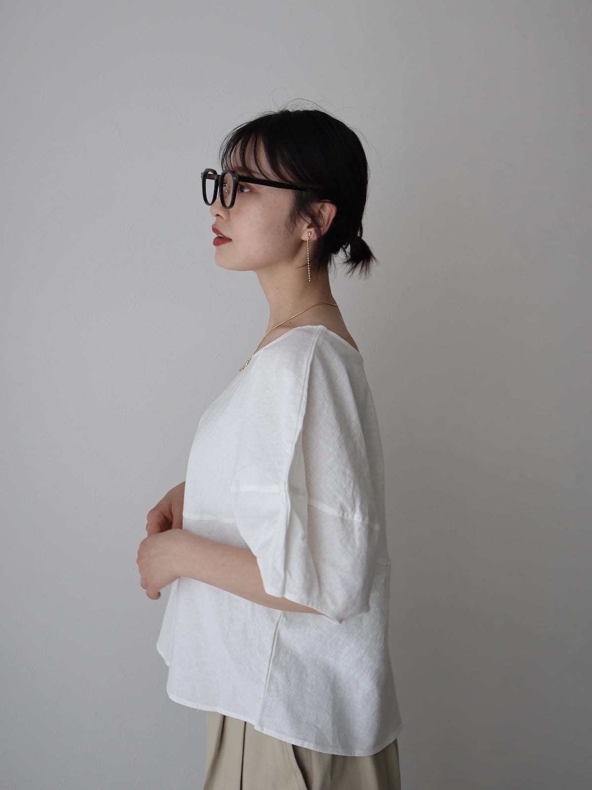 puff sleeve linen tops