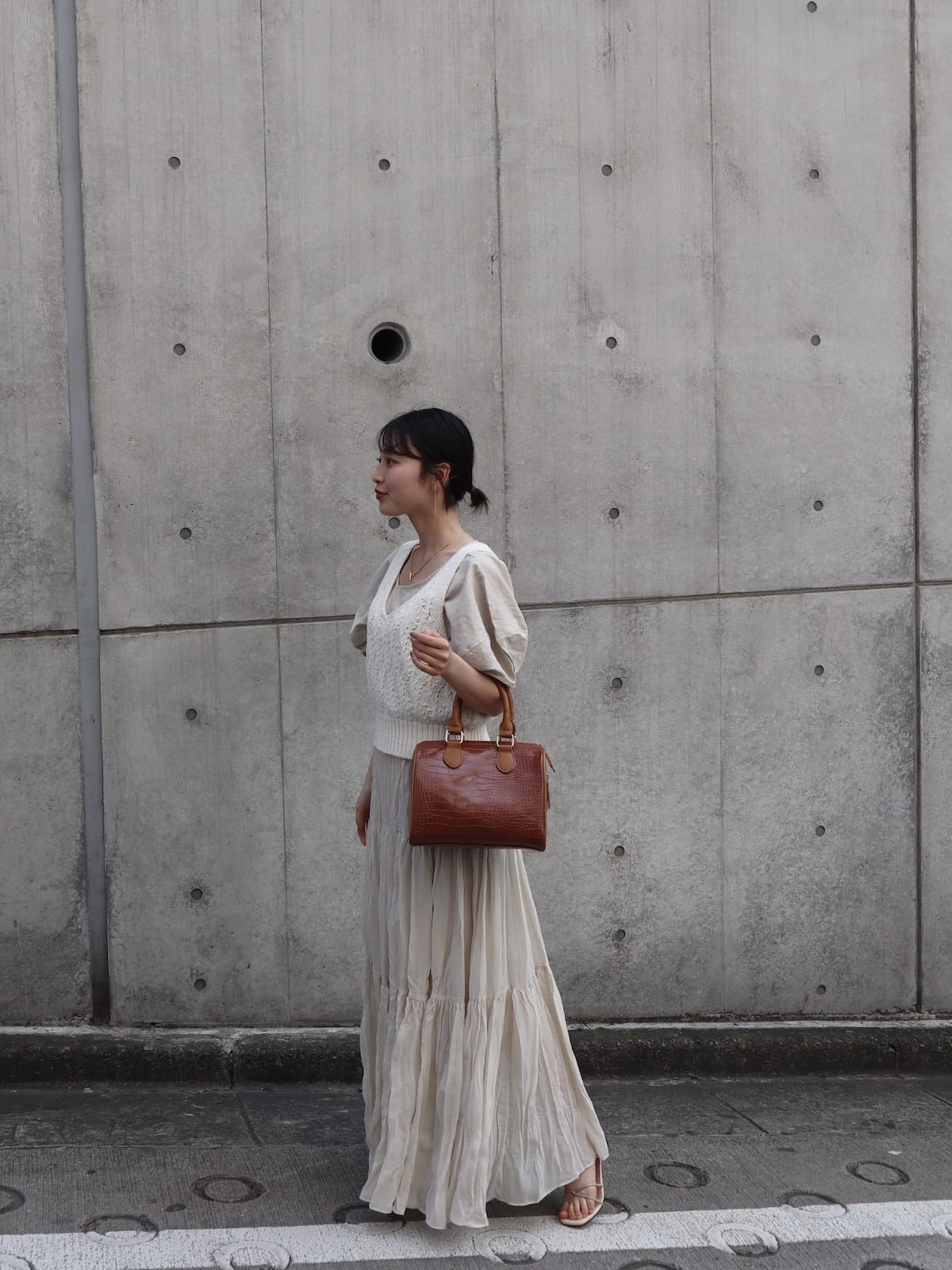fluffy knit bustier