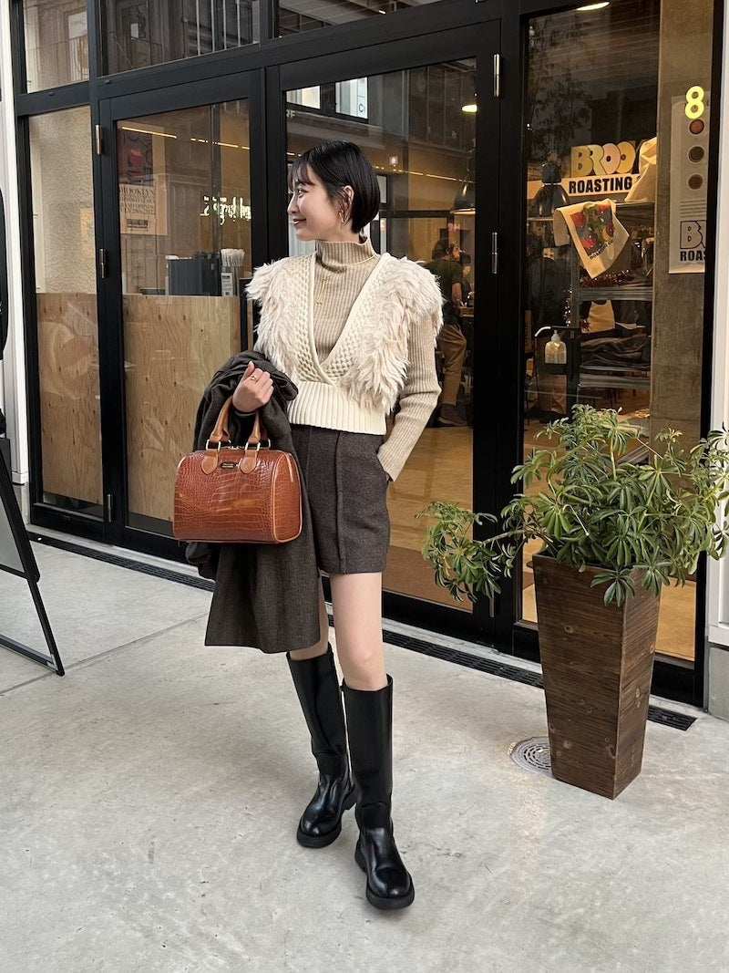 hineck rib knit