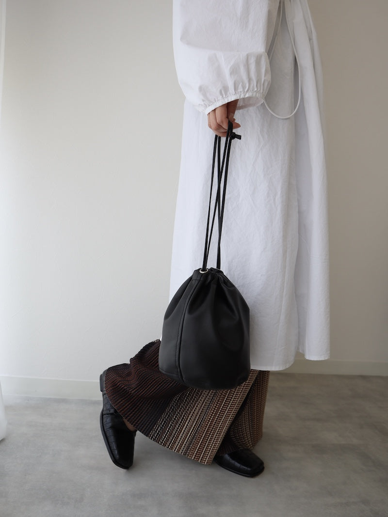 leather purse【black】