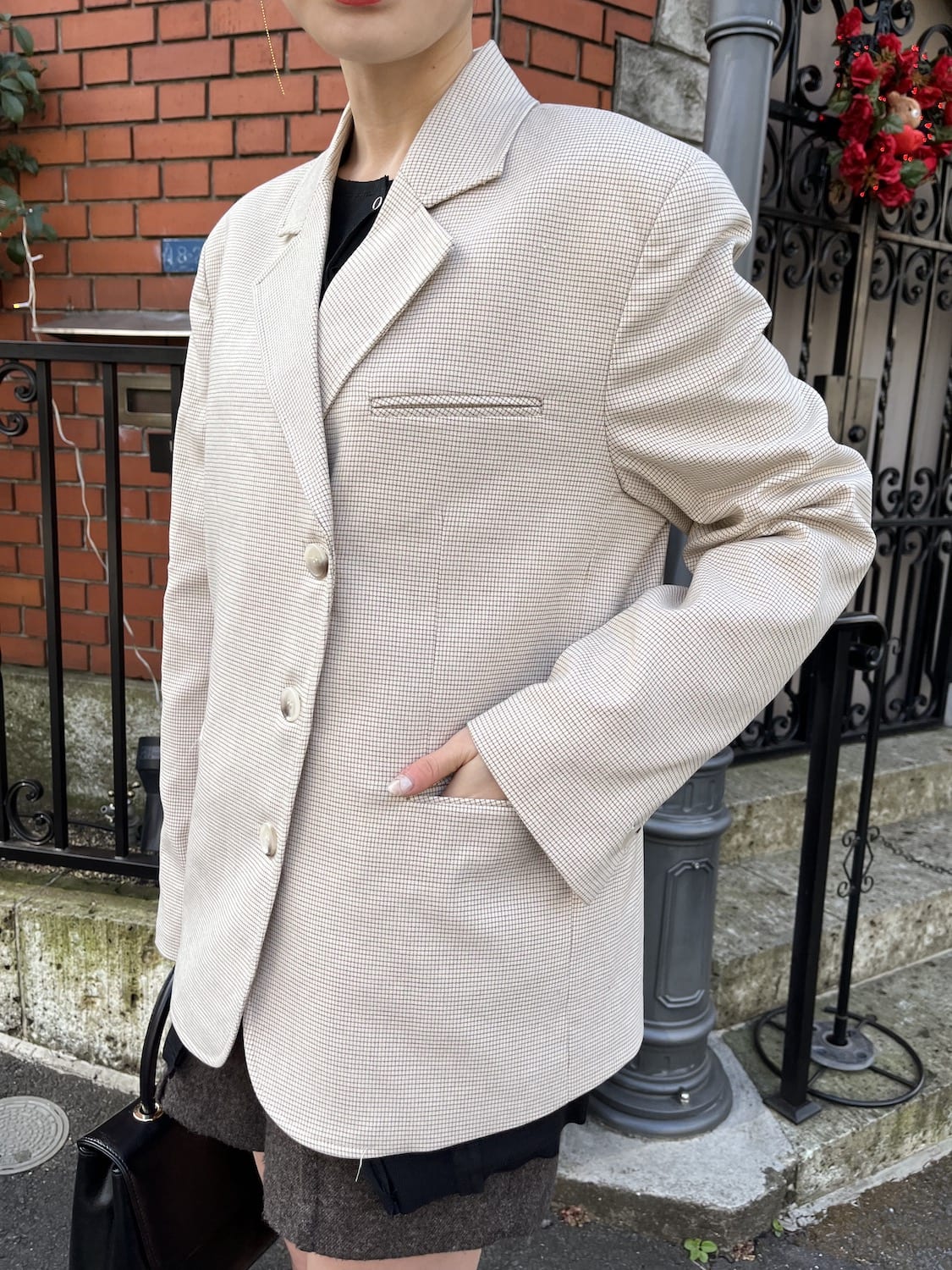 spring check jacket