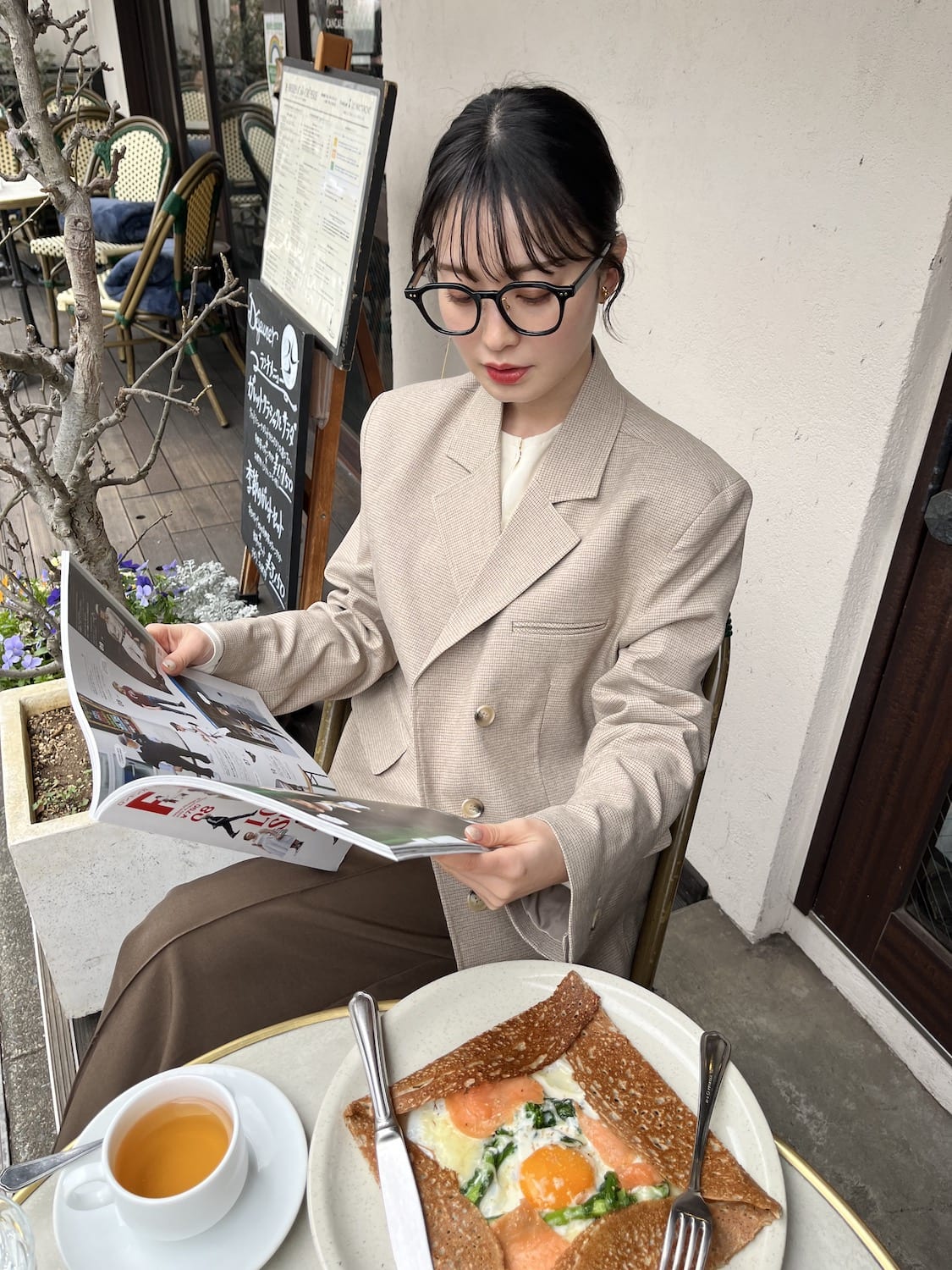 spring check jacket