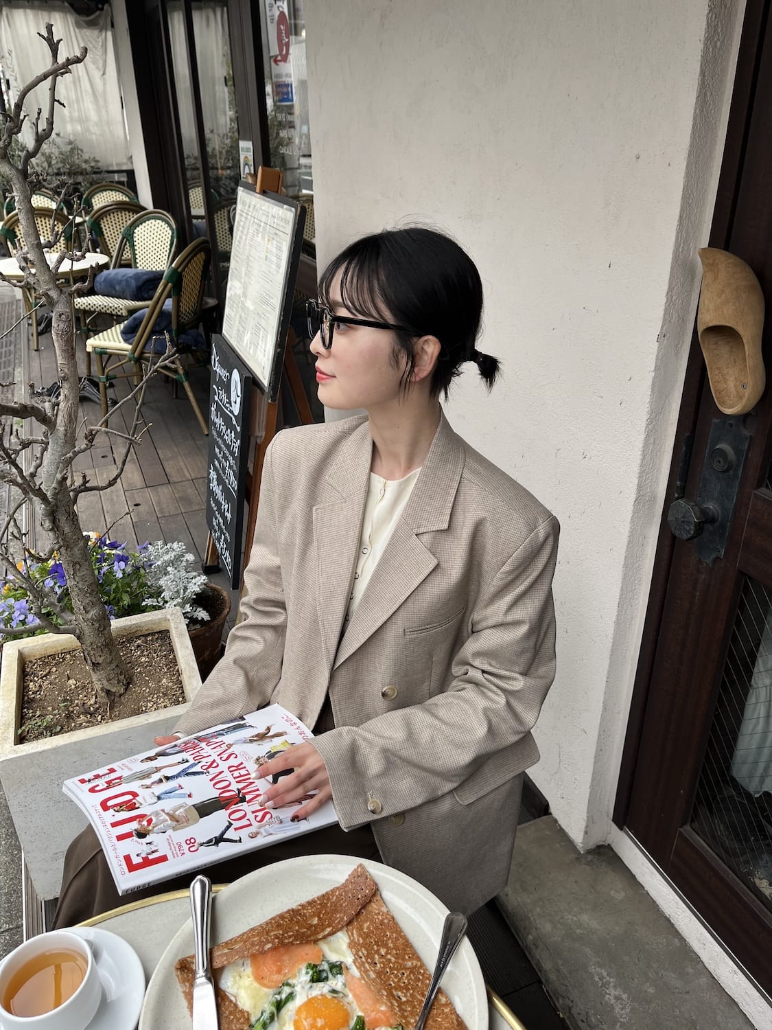spring check jacket