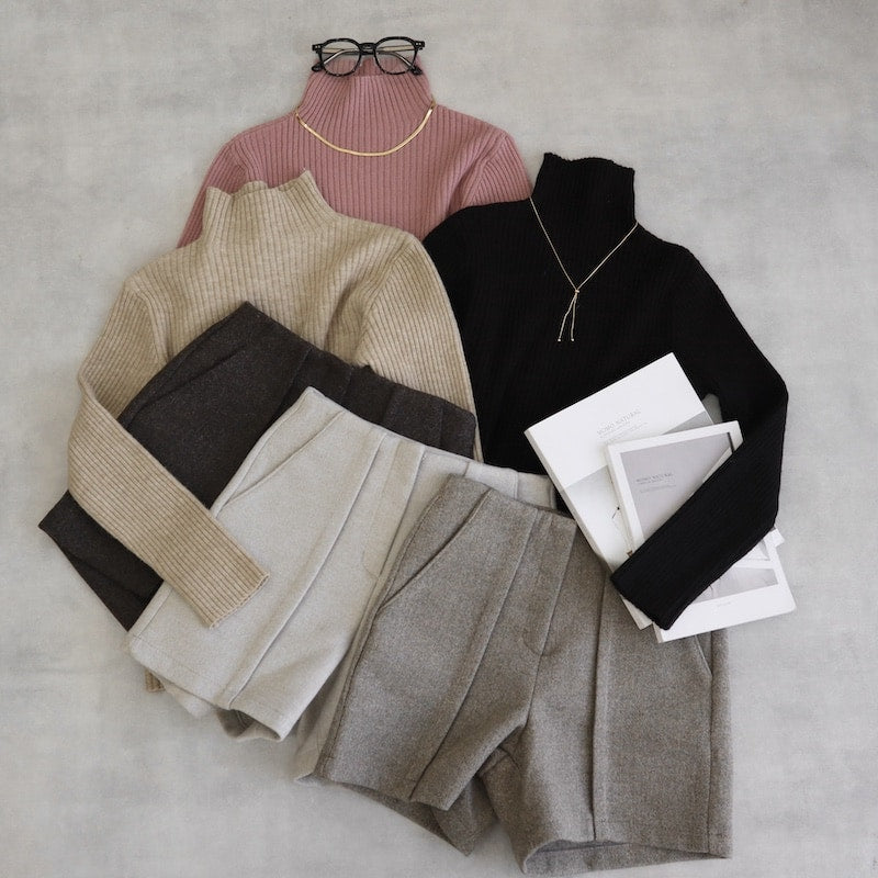 hineck rib knit