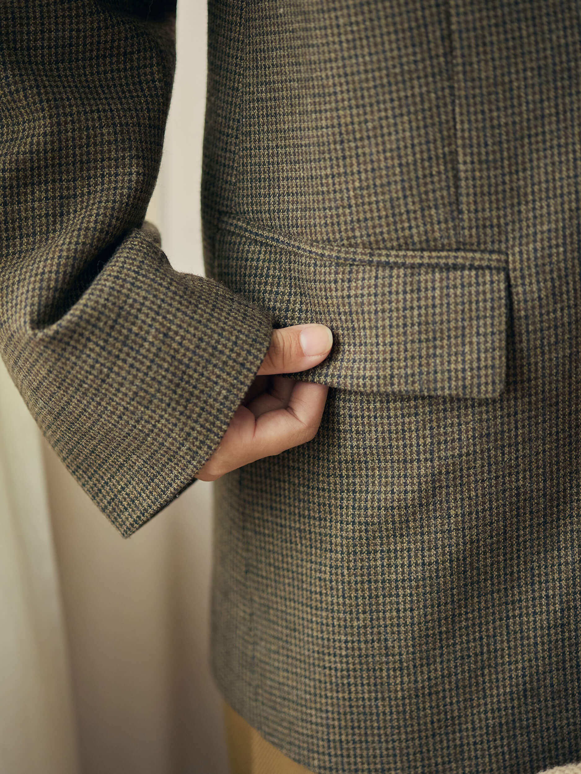 gun club check jacket