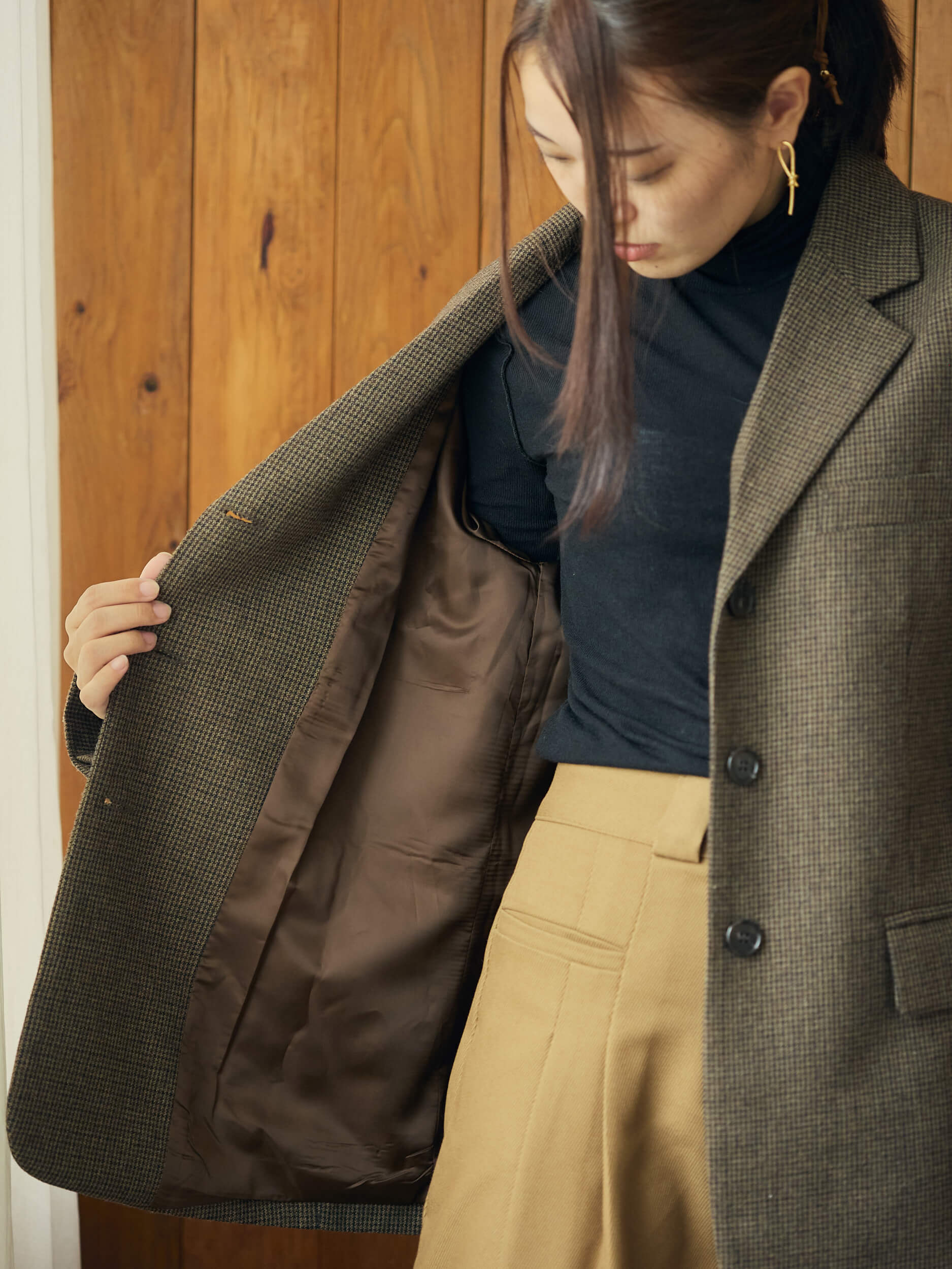 gun club check jacket