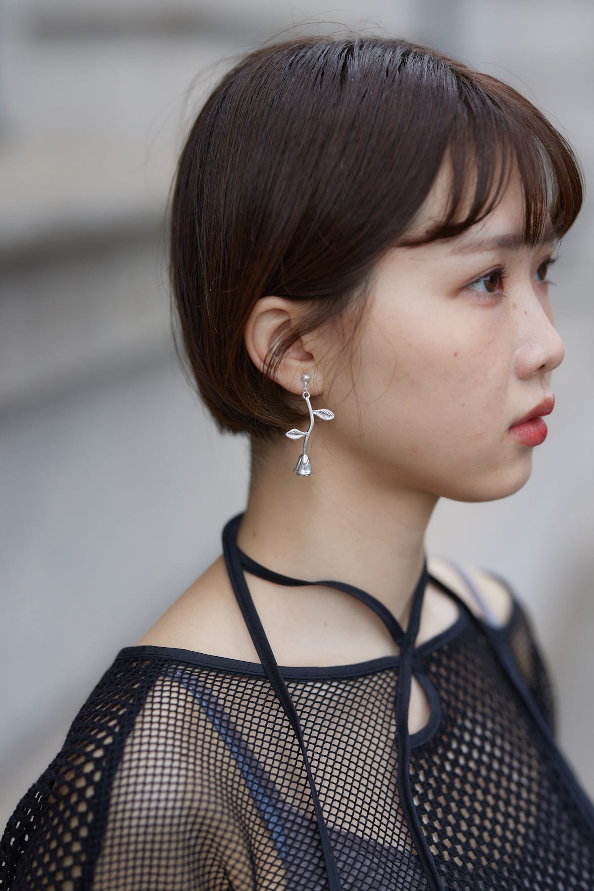 tulip pierce/earring