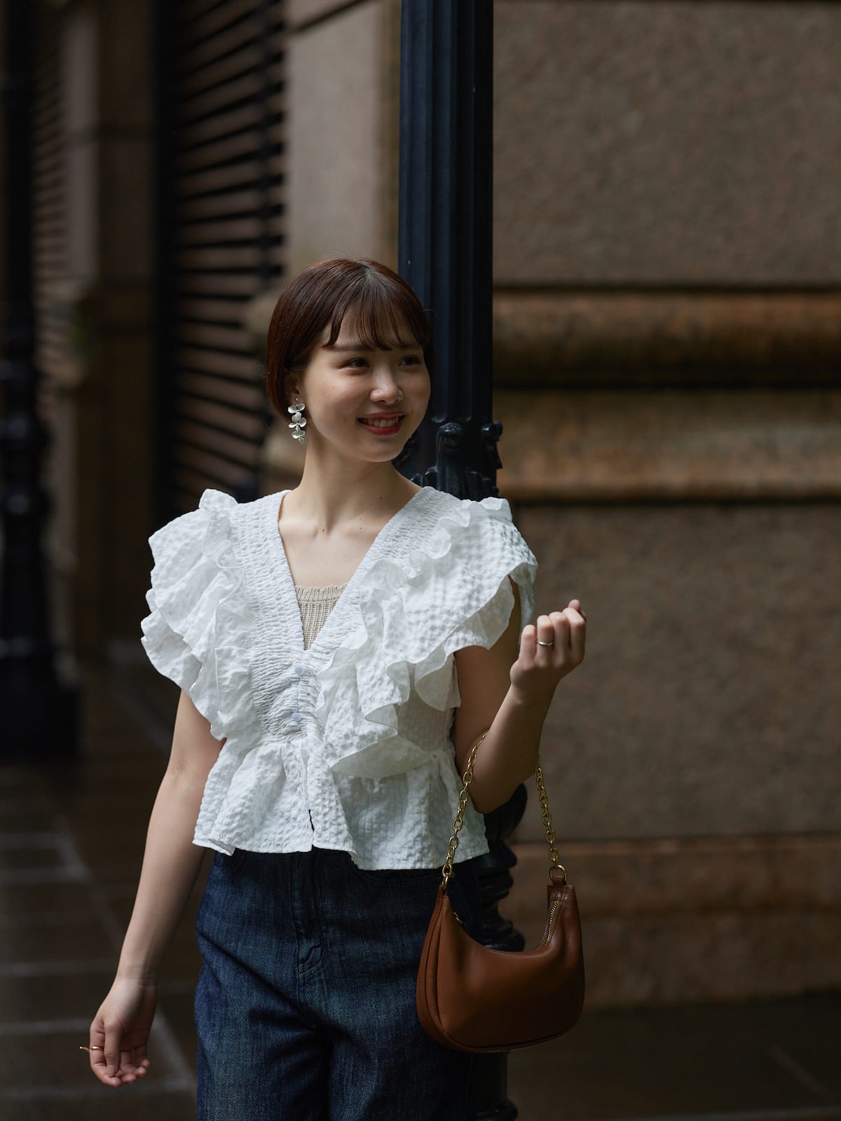 frill girly blouse