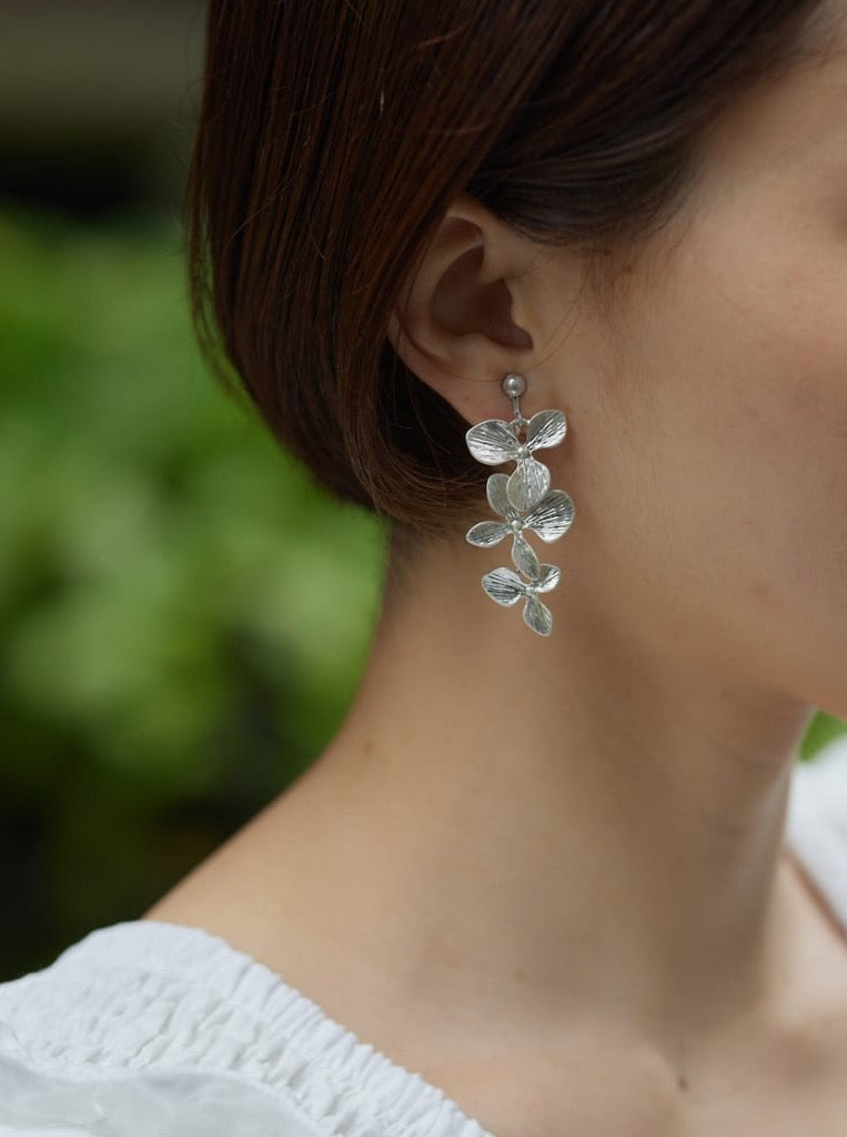 flower row pierce / earring
