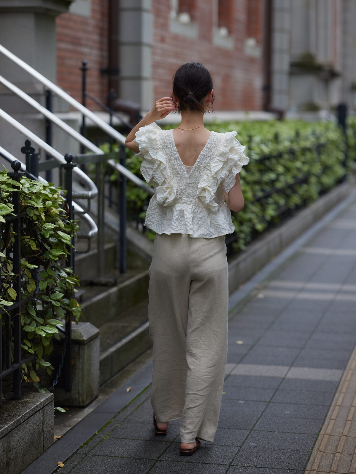 frill girly blouse