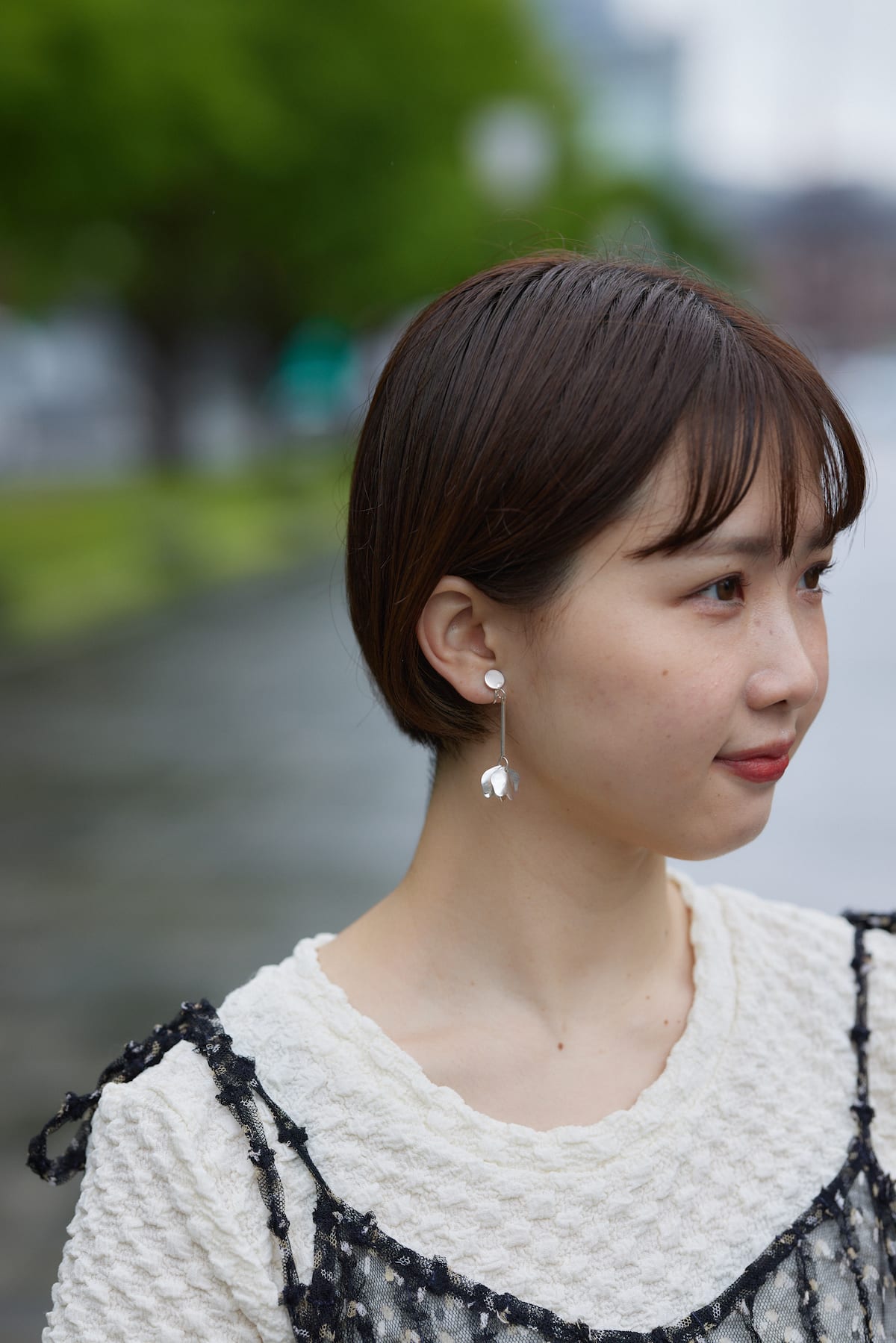 petal pierce/earring
