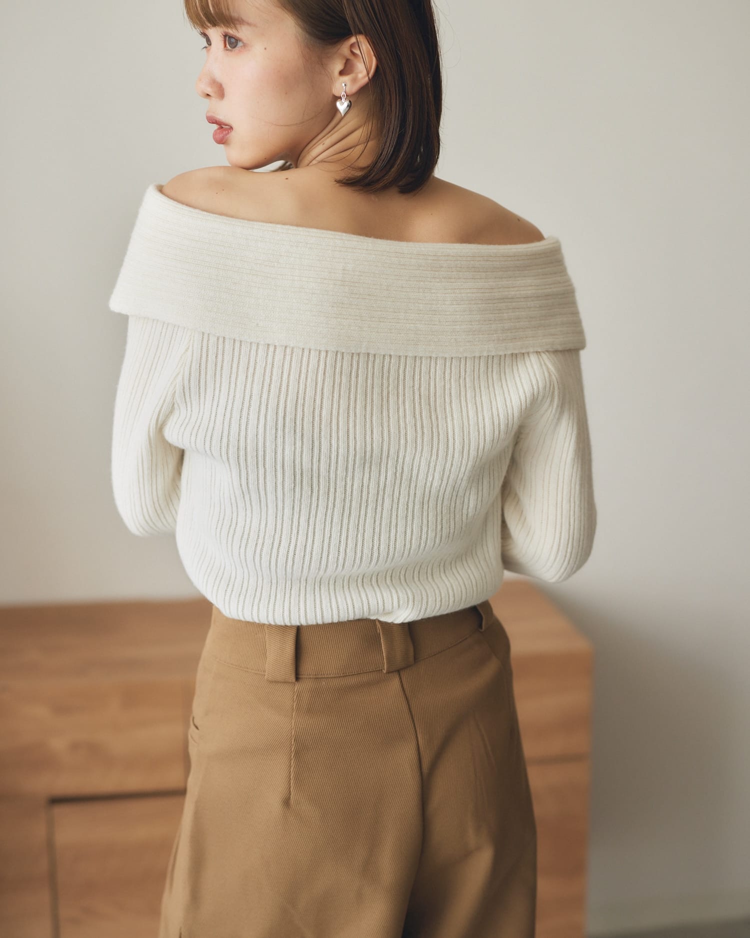 winter shoulder knit