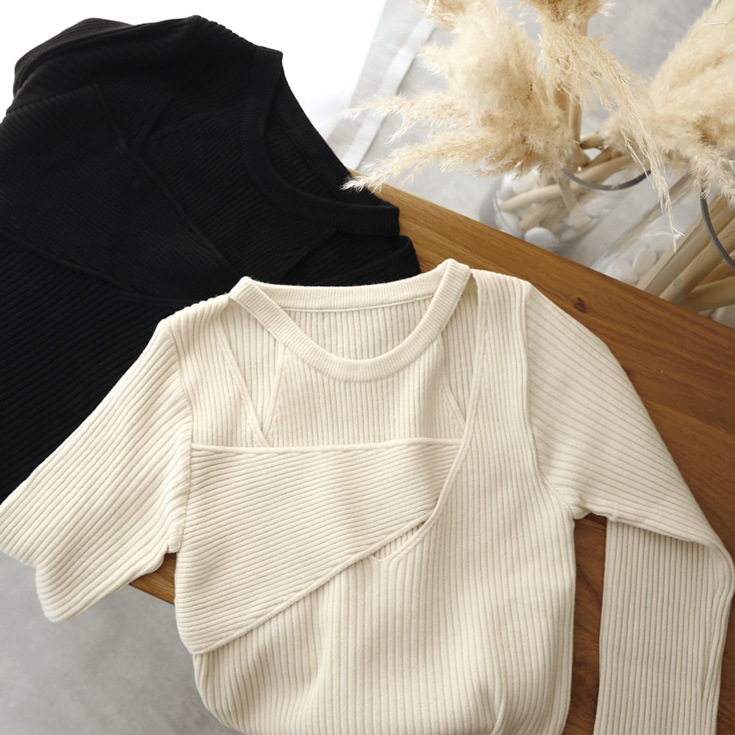 国内代理店版 #NEAM（ニーム）CHEST STRANGE KNIT ココア - トップス