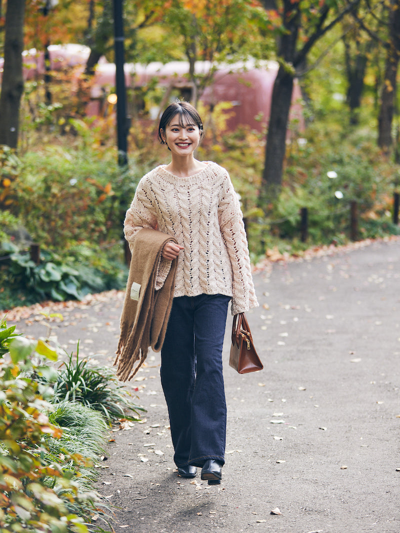 soft cable knit