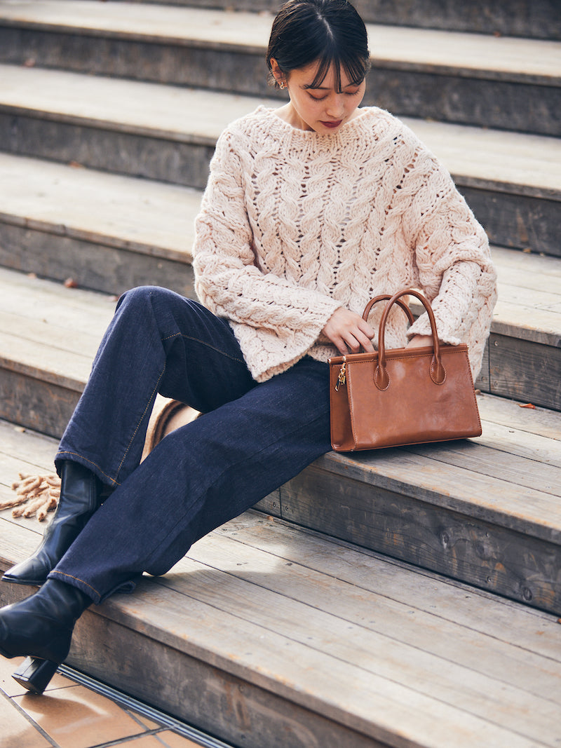 soft cable knit