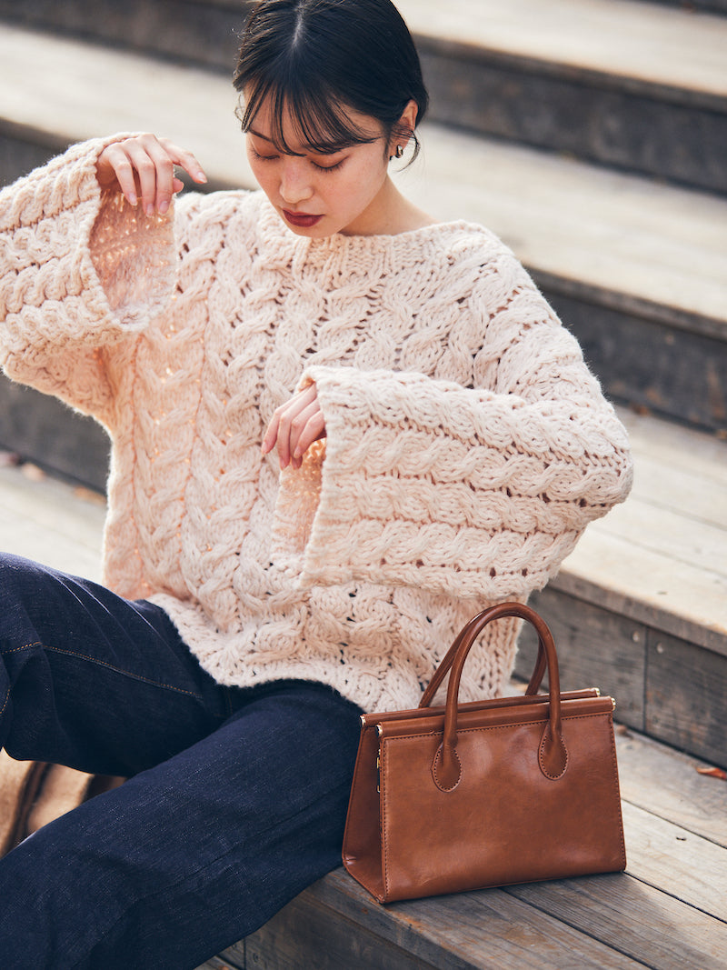 soft cable knit