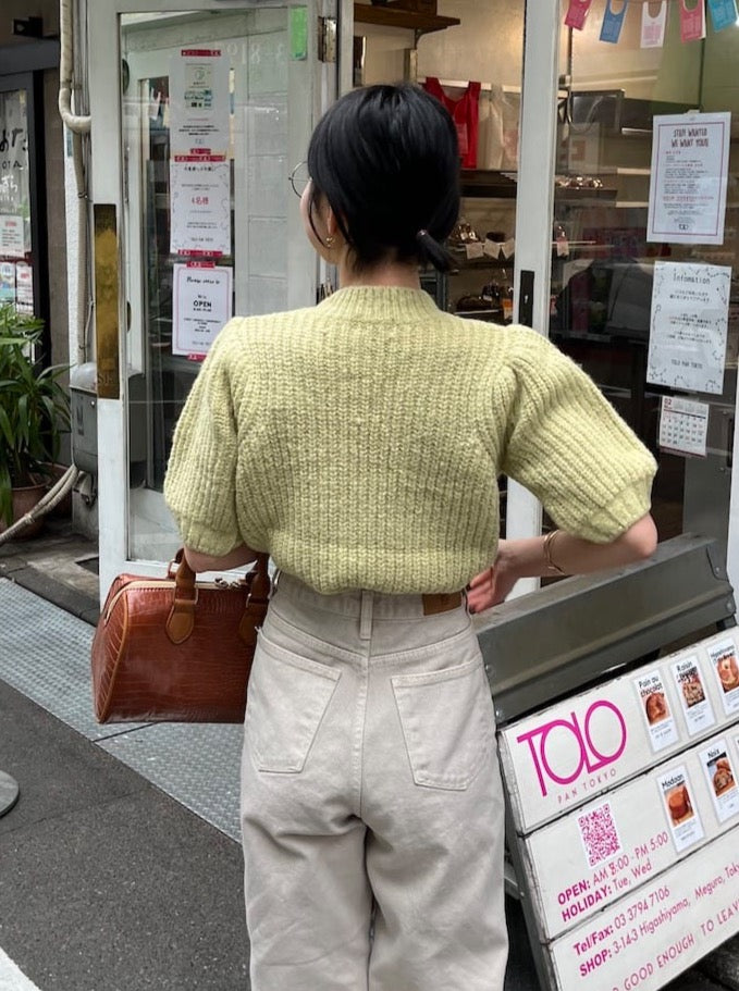 half sleeve cable knit